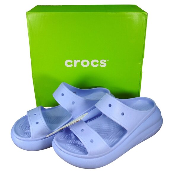 NWT Crocs Classic Mega Crush Moon Jelly Sandals Women’s Size 9 - Picture 1 of 6
